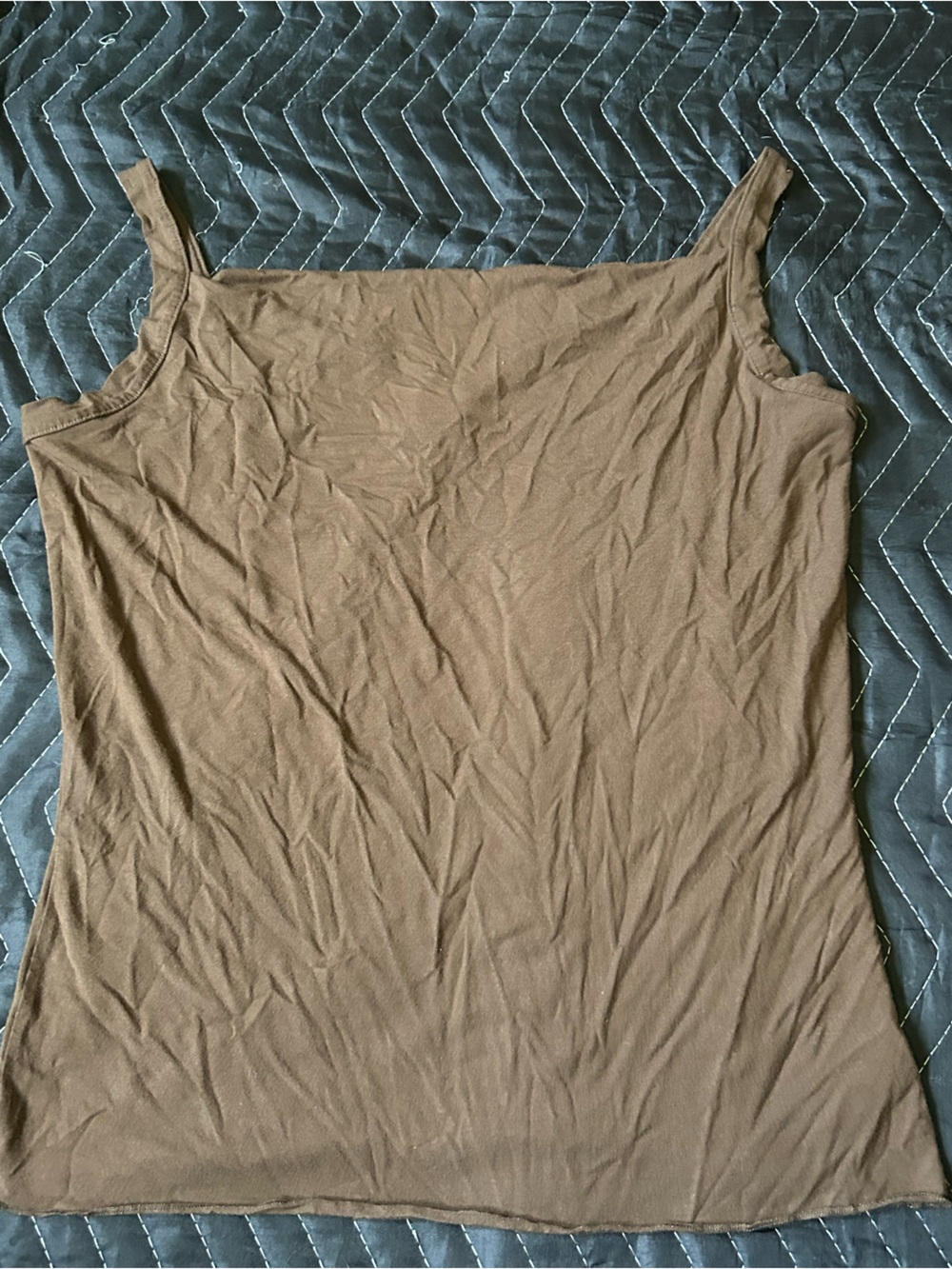 Eddie Bauer Brown Scoop Neck Tank Top